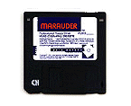 5 1/4 or 3 1/2 floppy head cleaning diskette, patented.