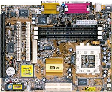 PC599 SiS Skt7 100MHz 3Dm Snd/VGA/V90/LAN ATX 512k